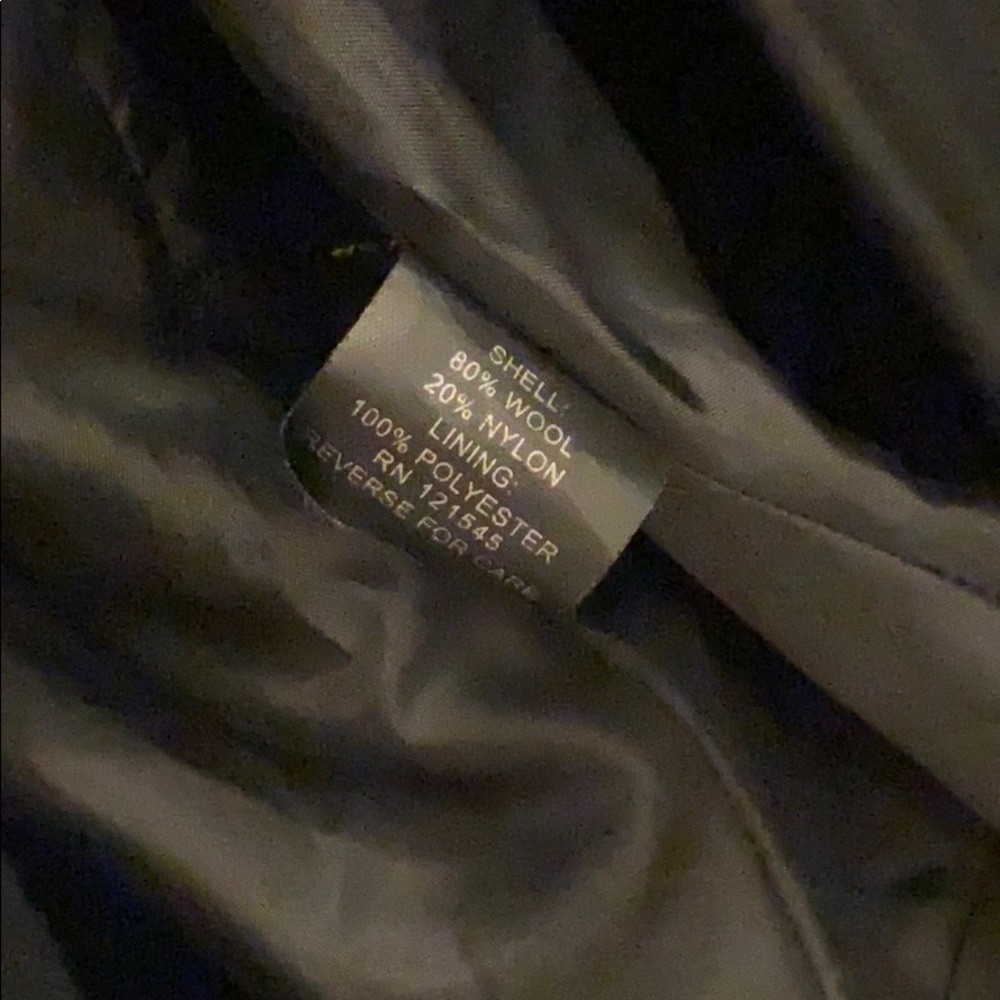 London Fog Wool Peacoat Petite Medium - Picture 4 of 6